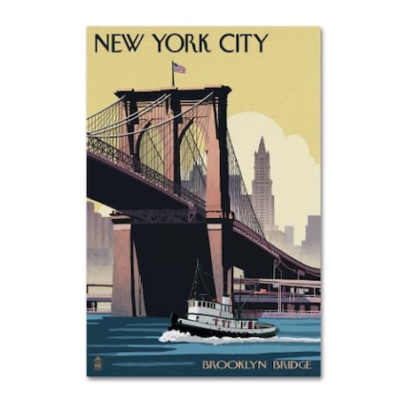 Lantern Press 'New York 1' Canvas Art,16x24